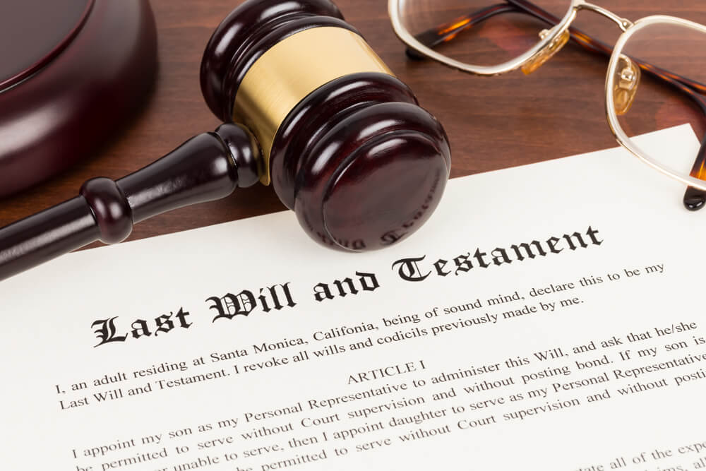 probate court reviewing a last will