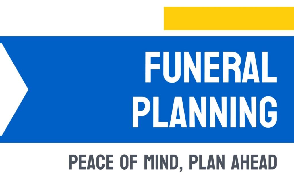 Funeral planing logo peace of mind plan ahead